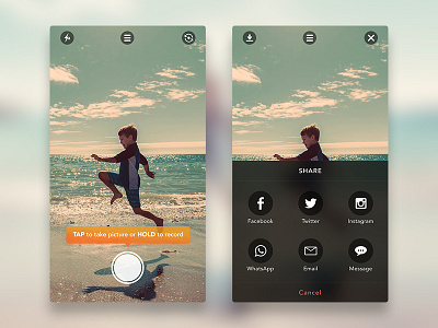 Camera App Design WIP