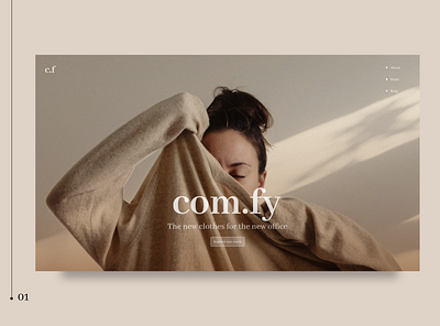 Com.fy / web concept design design minimal typography ui web website