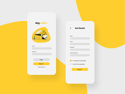 Daily UI #001 - Sign Up app daily ui 001 dailyui interaction ui ux