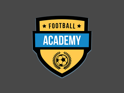 Logo for a football academy branding logo logotype