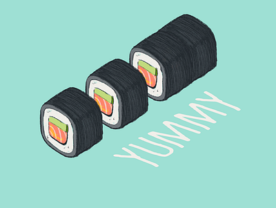 Yummy animation food illustration procreate