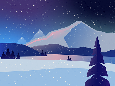 Let It Snow! digital illustration illustration vector