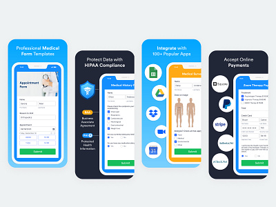 JotForm Health App Store Screenshots