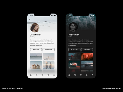 Daily UI: 006 User Profile