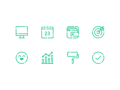 Recruitment Icons by Adam Whitcroft on Dribbble