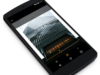 Photo + Frame android app app design frame icons minimal photo photo editing slider ui user interface