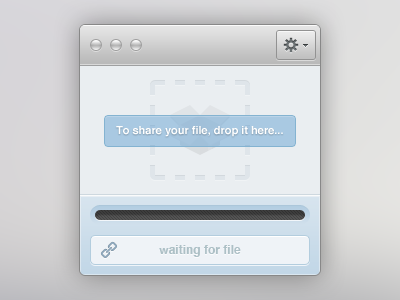 Drag, Drop, Share - Waiting by Adam Whitcroft on Dribbble