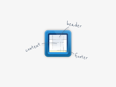 Proto design grid icon notes responsive rwd sketch