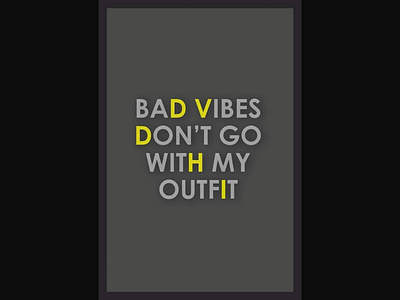 Bad vibes - Poster