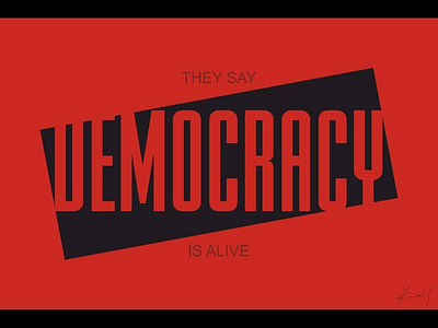 Democracy poster