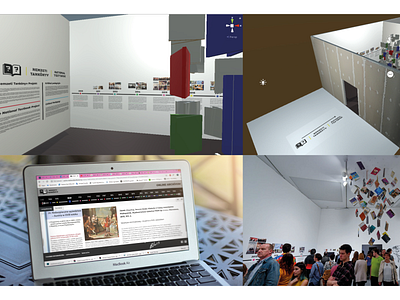 MODEM exhibition design conceptual art critical pedagogy exhibition design history installation unity3d webdesign