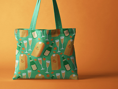 Out to Brunch Bag - Product Concept fabric fabric pattern pattern pattern design seamless pattern