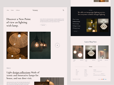 Lamp Product Landing Page