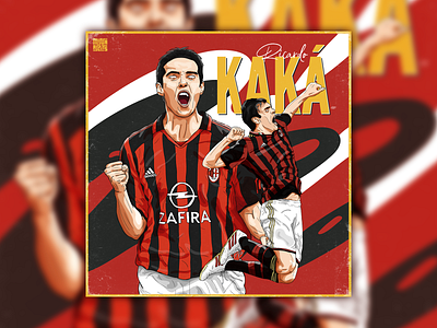 Kaká - AC Milan Poster by Mina on Dribbble