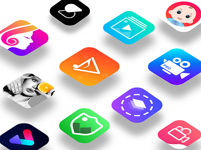 iOS App Icon Design android app app design app icon design app logo best colorful custom design games games logo hand drawn icon design ios logodesign music photography project shapes software design ui video