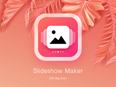iOS App Icon for Slideshow Maker Logo Design