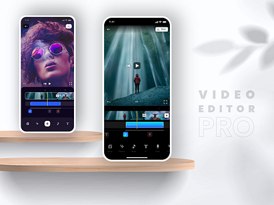 Video Editor Clean Daily UI UX Design Mobile App