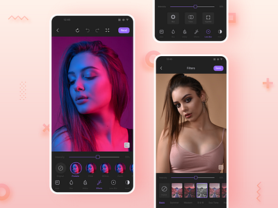 Beauty App Design & Mobile Apps Vibrant UI