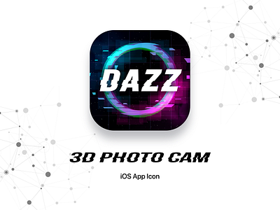 Dazz Cam iOS App icon for App Store app design branding camera creative daily shot dailyui dark mode game icon illustration ios ios app design logo design logodesign logos minimal portfolio ui ux