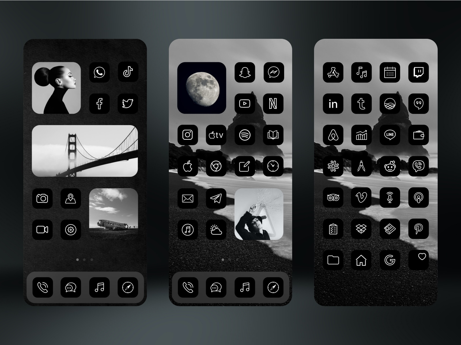 black theme ios