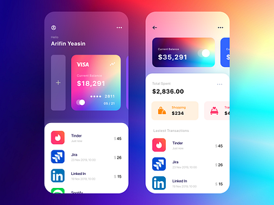 Financial E-commerce App Design Concept