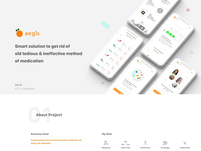 Aegis Portfolio uidesign uxdesign