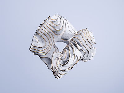 Abstract shapes 3d design