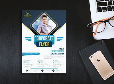 Corporate flyer branding brochure business flyer corporate design corporate flyer flyer flyer design flyer template graphic design print design