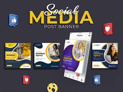 Social media and Instagram post banner template