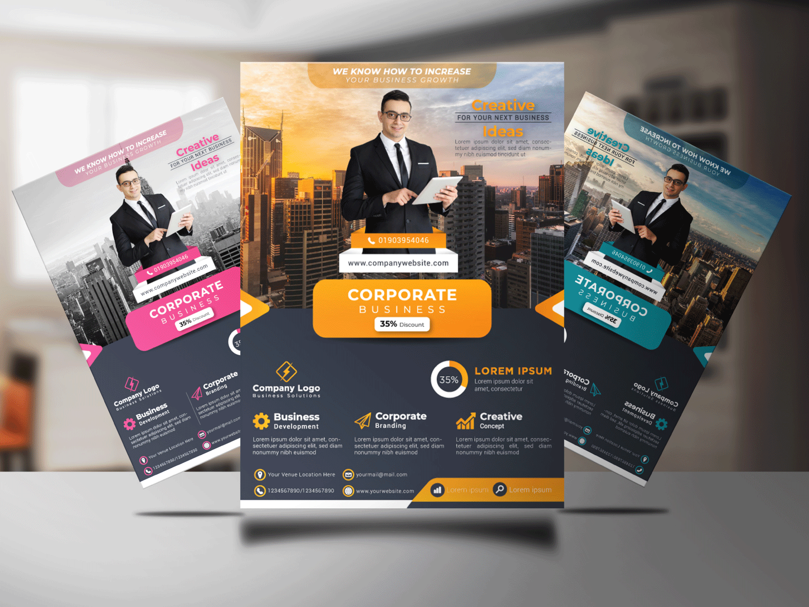 Corporate flyer design