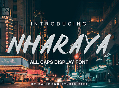 NHARAYA challygraphy font font awesome font design handlettering handmadefont handmadetype lettering typography