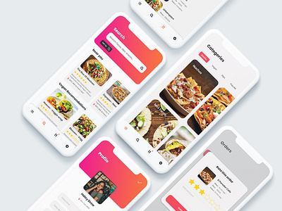 Delivery Mexican food app - UXUI Design