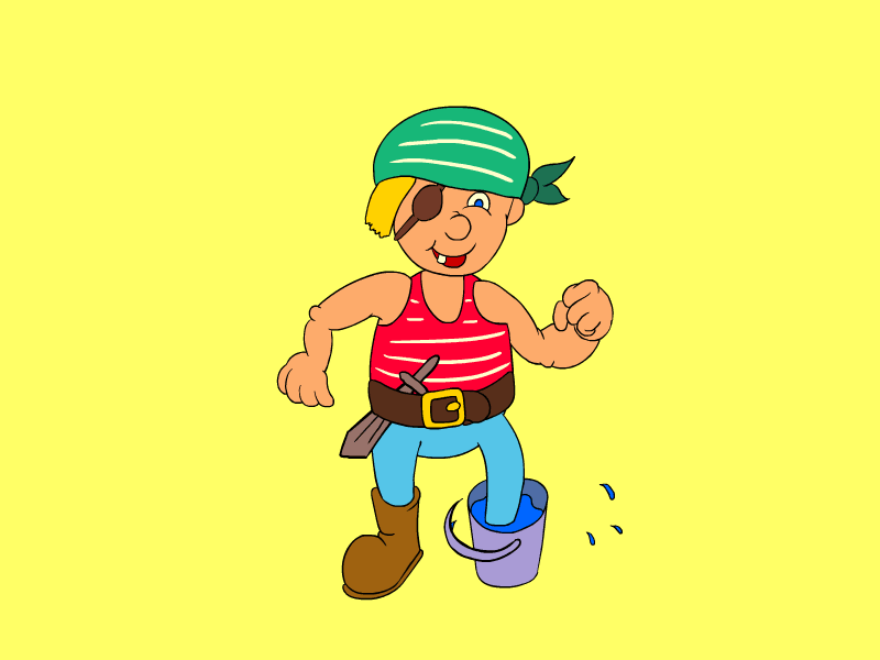 Mr. bucket by Pedal on Dribbble