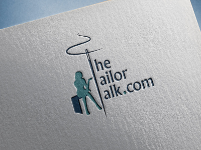 The Tailor Talk Logo Design logo logodesign typography