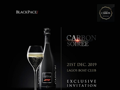 Carbon Soiree e-flyer design flyer design