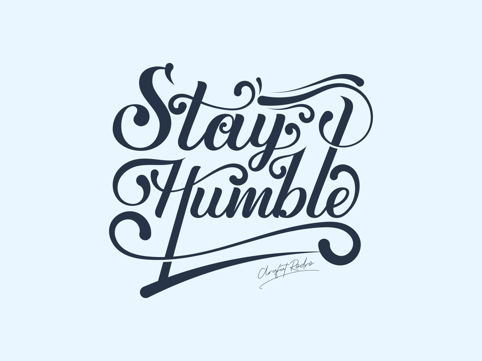 Calligraphy Quote Design by Rodro on Dribbble