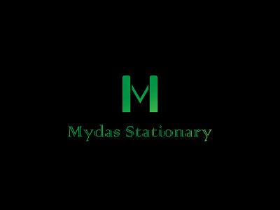 mydas stationary branding design illustration vector