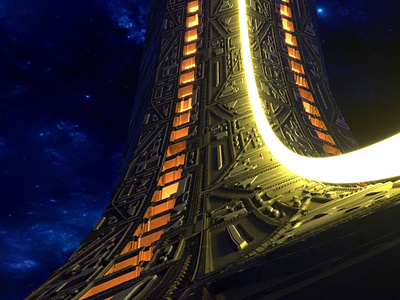 Gate to the Stars 3D Rendering