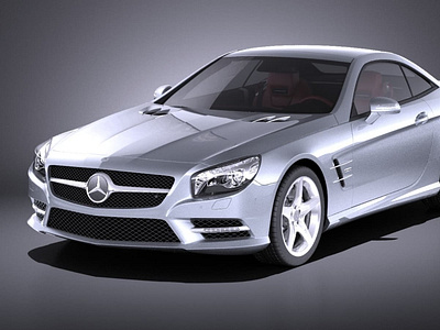 Mercedes SL 2015 (vray)