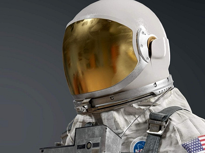 NASA Gemini G5C Space Suit 3D Model 3d model apollo armstrong astronaut boots g5c gemini gloves helmet launch nasa rocket saturn space spaceship spacesuit walk