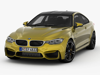 2015 BMW M4 F82 3D Model 3d model ag bmw coupe f32 f82 german interior m 4 m4 series sport