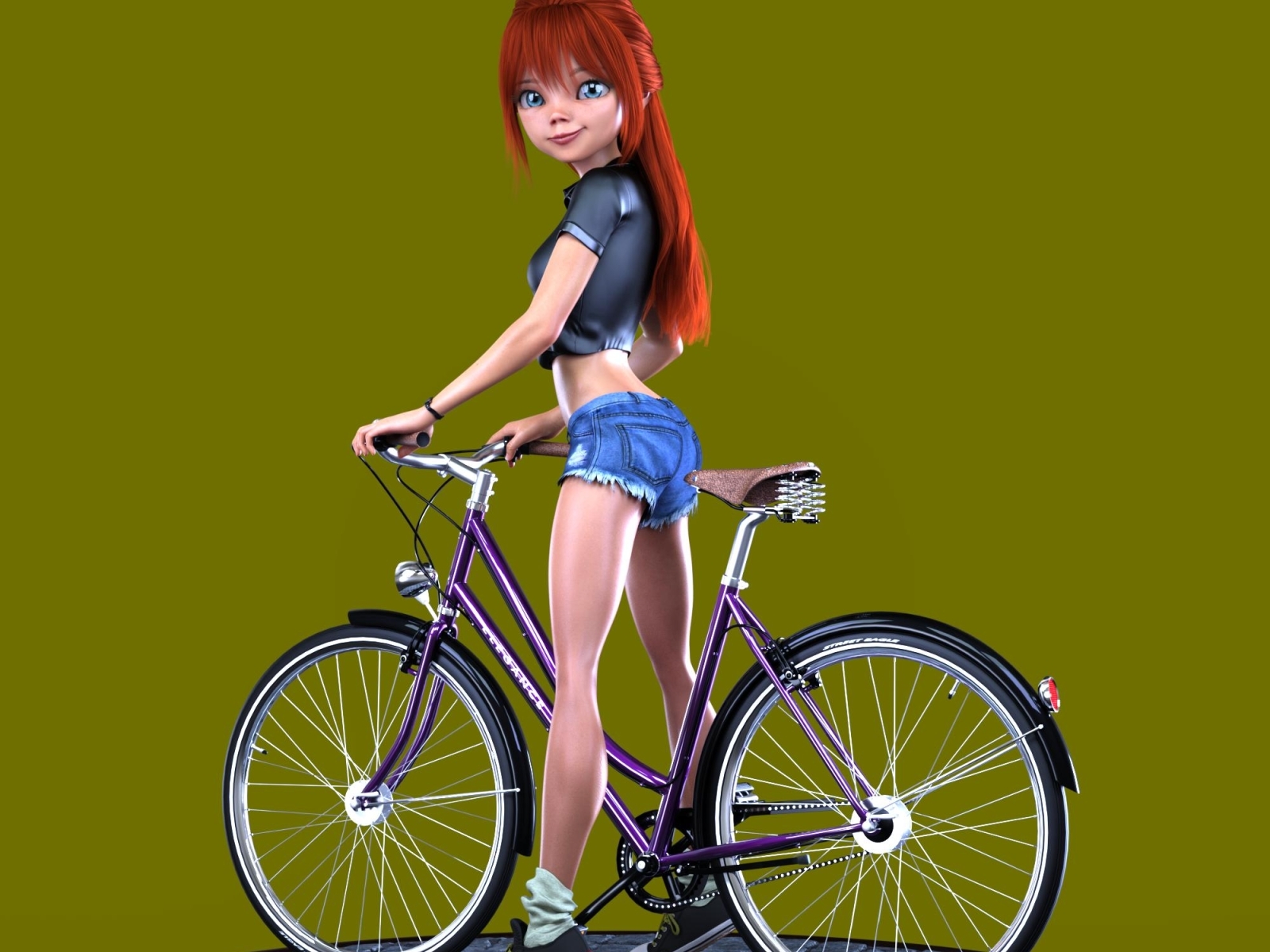 Bike Doll 3D Rendering by RenderHub 3D on Dribbble