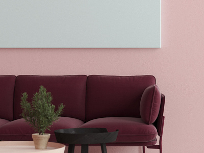 Pink Room 3ds max architecture cg corona render gif minimal minimalism
