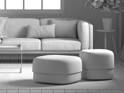 Living Room 3ds max architecture cg corona render gif minimal minimalism