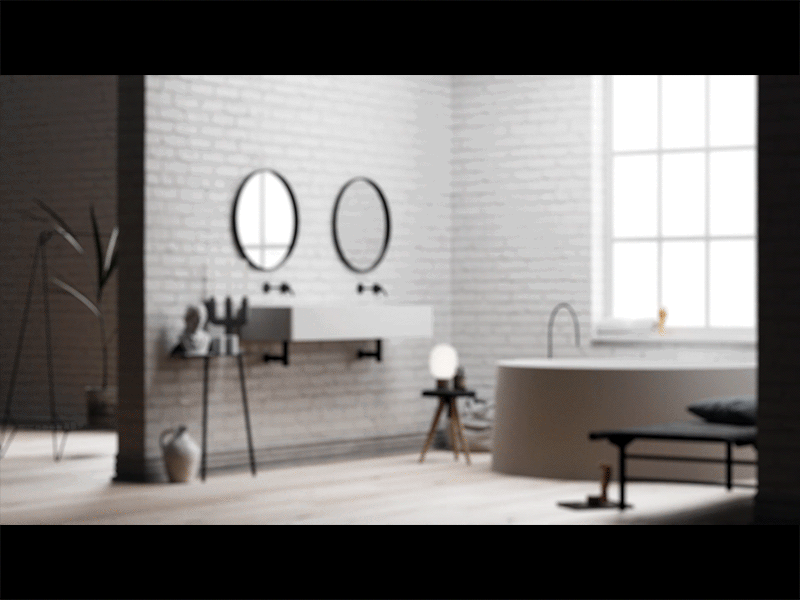 Industrial Bathroom 3ds max architecture cg corona render gif minimal minimalism