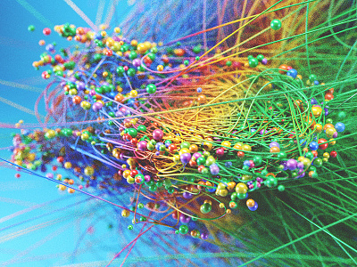 Rainbows 3d c4d cgi cinema 4d gif octane vray