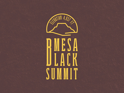 Black Mesa Summit black mesa illustration line minimal oklahoma summit type
