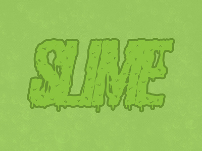 SLIME Logotype branding drips logotype slime streetwear vector