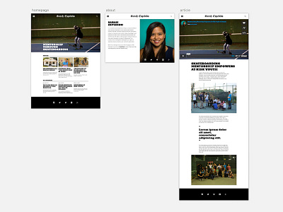 Sarah Espedido: V2.0 Redesign blog journalism minimal portfolio redesign ui website
