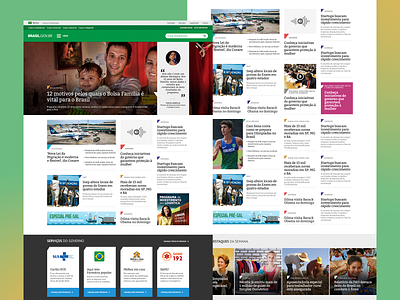 Brazilian Government's Portal figmadesign portal ui ux visualdesign
